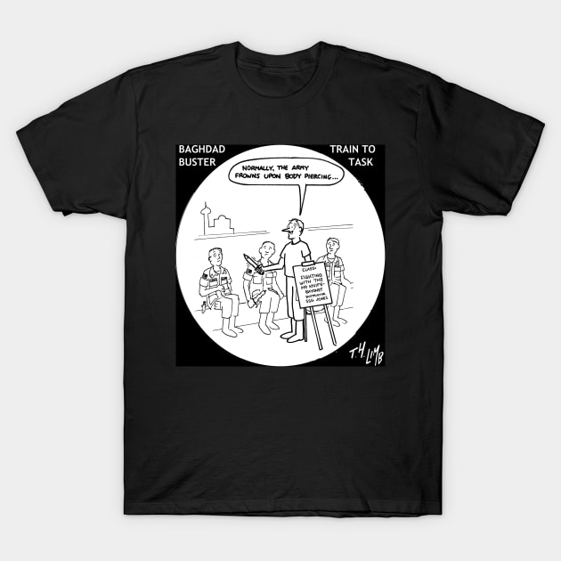 Train To Task T-Shirt by Limb Store